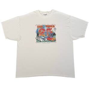 Ocean Park Washington 2008 Rod Run Shirt 2XL White Car Show